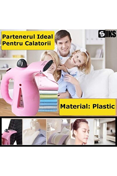 SIKS Steamer for Clothes, Portable Handheld Vertical Iron for Travel, Water Indicator, Safety Valve