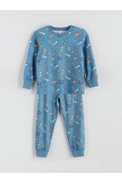 LC Waikiki Lcw Kids Crew Neck Boy Pajamas Set