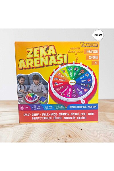 Cappi ZEKA Arenası Bilgi Yarışması Zeka Çarkı - 16 Farklı Konu Hakkında 520 Soru