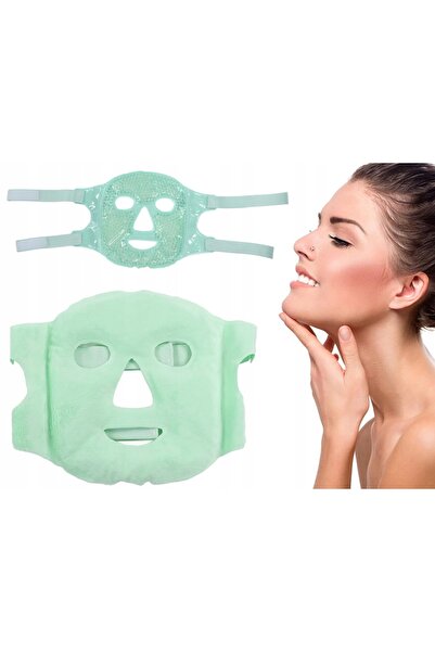 zola Cooling gel face mask, Zola®, double warming and relaxing effect, 20x17 cm, green