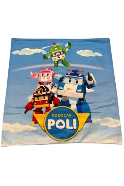 POLI Robocar pillowcase, collectible, for children, multicolor, 45X45 cm, satin cotton