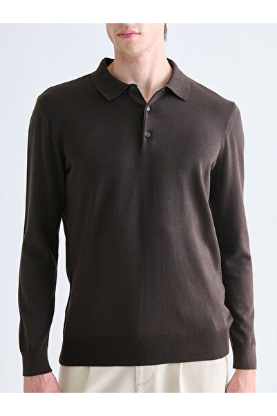 LC Waikiki Ανδρικό πλεκτό πουλόβερ με λαιμόκοψη Polo New Season