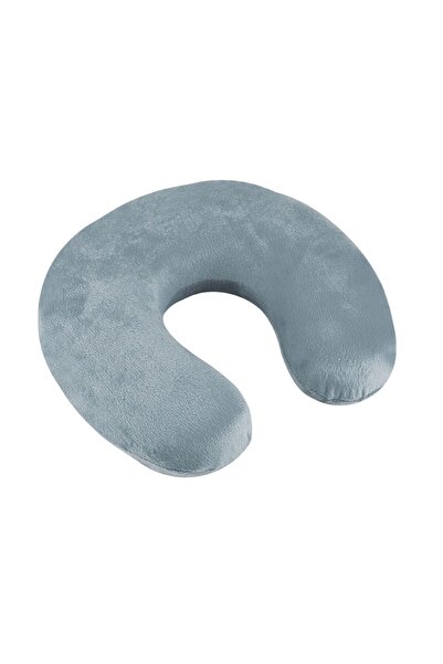 zola Travel neck pillow, Zola®, memory foam, removable cover, grey, 28.5x8.5x28 cm