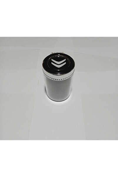 Car19 Citroen 7 Renkli RGB Led Işıklı Lüx Oto Küllük Kapaklı Spor Araç İçi Kü...