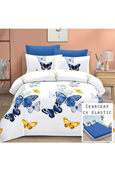 Patul Lenjerie Bubmac Finet, Pucioasa, Pat Dublu, 2 Persoane, Cearceaf Cu Elastic, 6 Piese