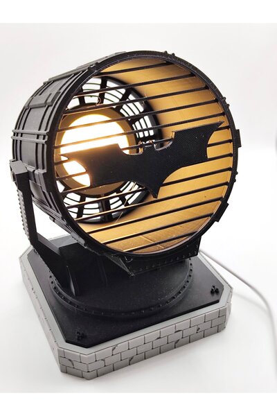 genomera Batman Temalı Gece Lambası (USB LED Işık İle Çalışır-Projeksiyon Öze...