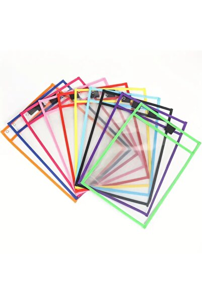 Hobi Kafe Blue Erasable Activity File for A4 Work Papers + 2 Pencils + Eraser