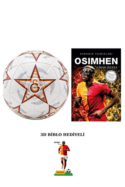 Galatasaray LİSANSLI PREMIUM FUTBOL TOPU + VİCTOR OSİMHEN KİTABI HEDİYELi