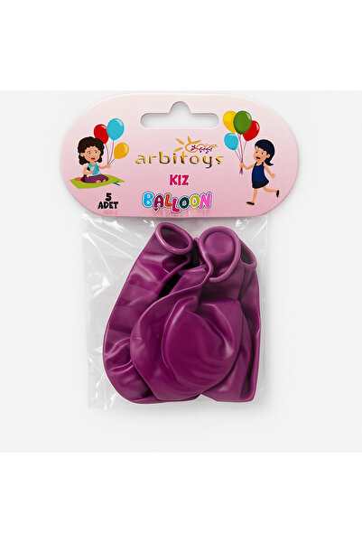 YupiToys بالون معدني وردي اللون (5 قطع)