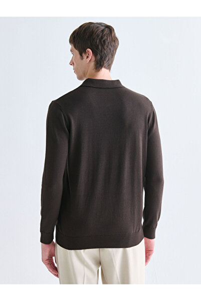 LC Waikiki Ανδρικό πλεκτό πουλόβερ με λαιμόκοψη Polo New Season