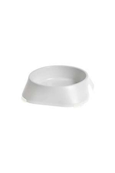 Mercaton Bowl for Dog and Cat, Non-Slip Supports, Recycled PET, White, Size M, 400 ml
