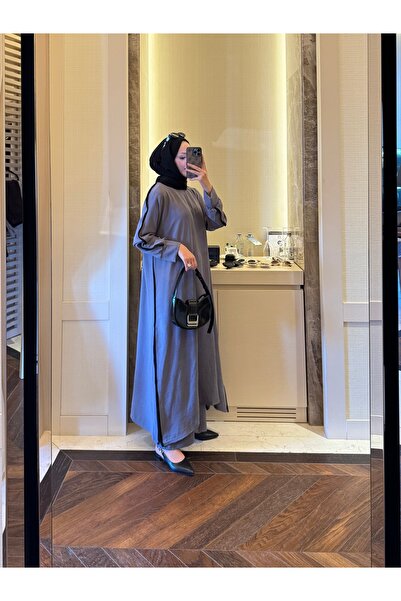 sevannaluxurydesign Tunic & Pants Set with Piping Details