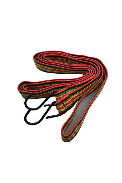 zola Luggage tie strap, latex and polypropylene, length 1.2 m, multicoloured