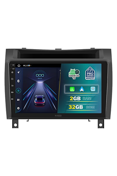 MaxTech Navigație Mercedes Benz SLK 2008-2011 dedicată, 2 GB RAM, 32 GB ROM, Carplay și Android Auto, Ecran 9”