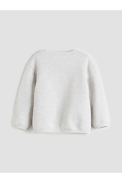 LC Waikiki Crew Neck Baby Girl Sweatshirt and Leggings 2-Piece Set (W5)