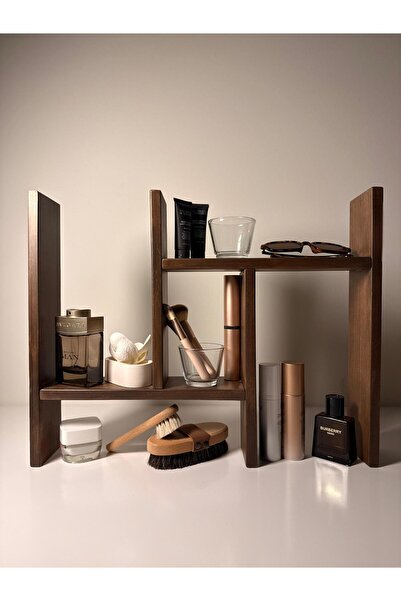 VIVECA Çok Amaçlı Ahşap Dekoratif Raf | Kitaplık – Düzenleyici – Mutfak & Ban...