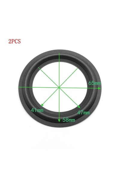 choice2 2.75 بوصة 65 مم قطعتان 1.5/2/2.75/3/4/5/6.5/8/10/12 بوصة مكبر صوت عالمي عالي المرونة من المطاط Surro