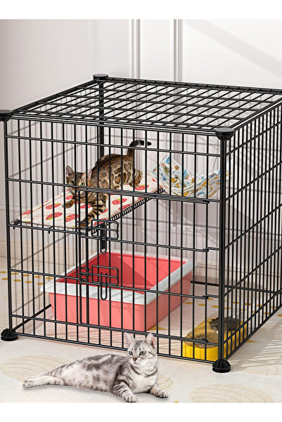 KidLe قفص للقطط والكلاب للقطط الصغيرة والمتوسطة
