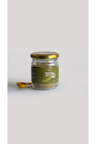 MatchaSlim – 75 gr Cam Kavanoz – Doğal Matcha Detox Çayı