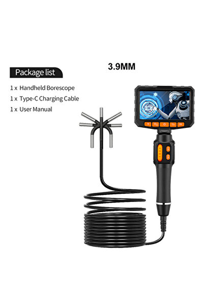 Choice4 3.9mm 4.3 inch 360 Degree Rotation Endose Inspection Camera 6.4mm Len...