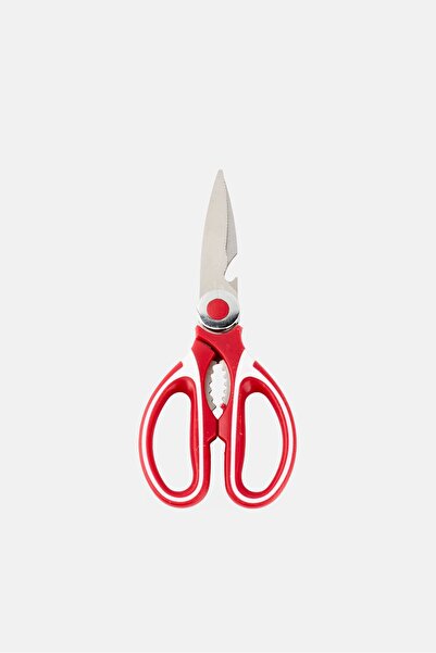 Phantom Chef 4 In1 Kitchen Scissors, Red
