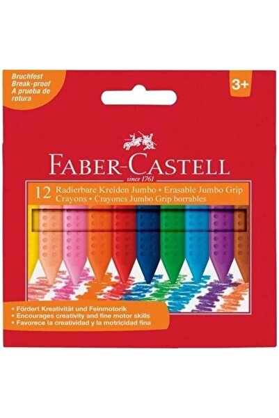 supertrend Jumbo Crayon Kalın Silinebilir Mum Boya 12 Renk