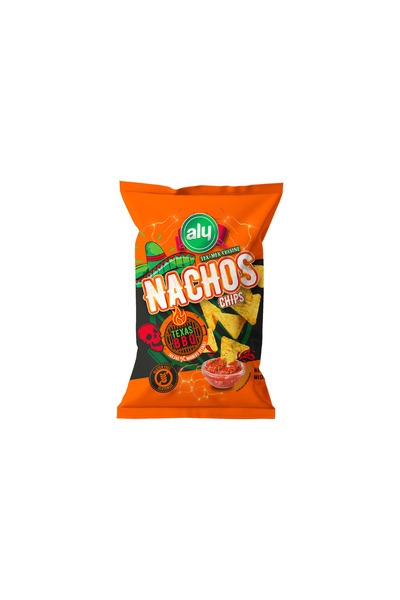 Aly BBQ Aromalı Glutensiz Nachos Cips 225 Gr
