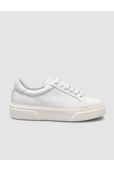 Mona Mae MonaMae pantofi alb pentru femei, 100% piele naturală