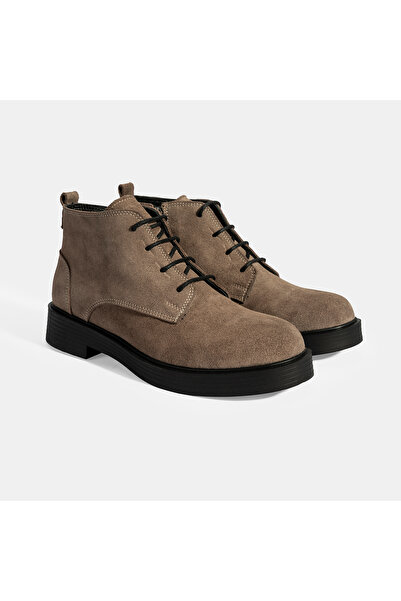 Desa Дамски ботуши от велур с подплата от норка