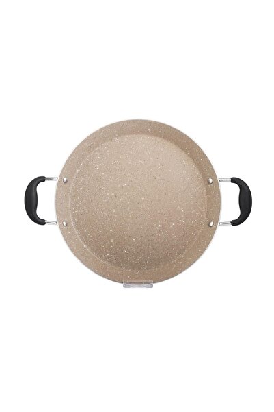 ORIAN مقلاة تراست برو جرانيت غير لاصقة، لون بيج، 35 سم، مقبضان