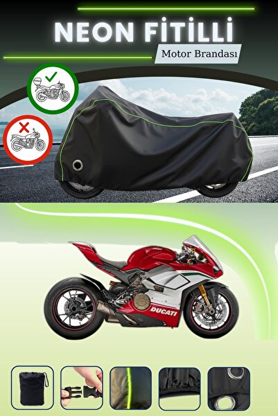 Cemku Shine حقيبة خلفية وقفل باللون الأسود النيون قماش مجدّل متوافقة مع دراجة...