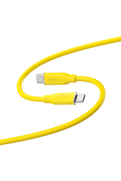 Aohi Silky Type-C to Type-C 1m PD 3.1 480Mbps 140W Süper Hızlı Şarj/Data Kablosu Seti 3'lü