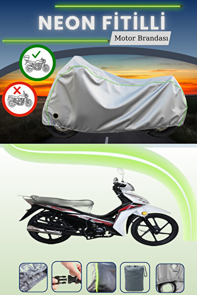 Cemku Shine حقيبة خلفية رمادية اللون ومتوافقة مع قماش نيون فليت RKS Next 50 ا...