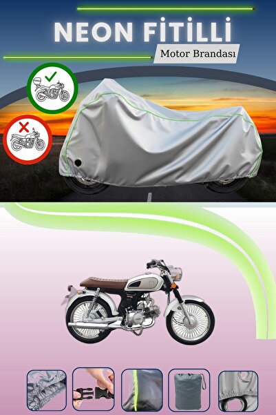 Cemku Shine حقيبة خلفية رمادية اللون ومتوافقة مع قماش نيون متوافق مع دراجة نا...