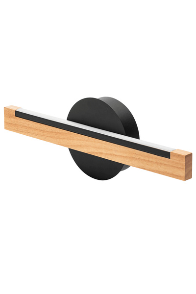 Sofia Concept Wall Lamp Sara, 6.5W, Cool White 6500K, Vintage Retro Design, Adjustable, Wood/Metal, Black