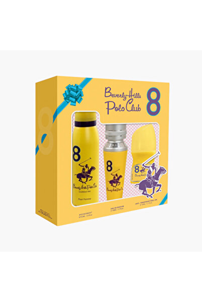 Beverly Hills مجموعة هدايا عطور بولو كلوب للنساء - 3 قطع