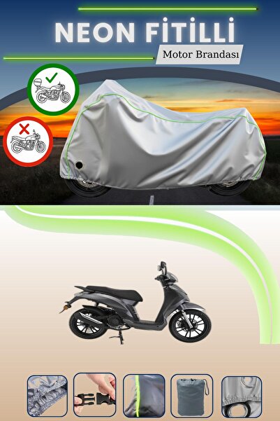 Cemku Shine حقيبة خلفية رمادية نيون قماش مجدّل ومظلة متوافقة مع قفل مونديال 1...