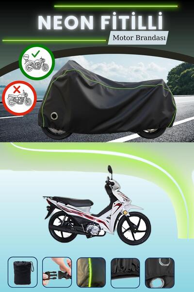 Cemku Shine حقيبة خلفية سوداء وقماش متوافق مع قفل نيون فيتيل كوبا فايتر 50 مت...