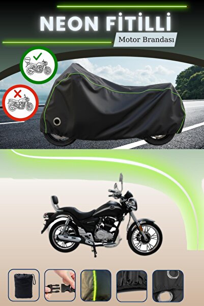 Cemku Shine حقيبة خلفية سوداء وقماش متوافق مع قفل نيون فيتيلي مونديال 150 سين...