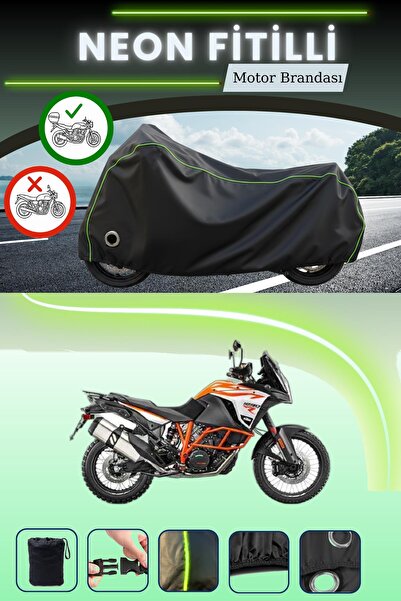 Cemku Shine حقيبة خلفية سوداء وقفل متوافقان مع حقيبة نيون متوافقة مع KTM 1290...