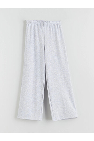 LC Waikiki LCW Kids Gri Beli Lastikli Kız Çocuk Eşofman Altı