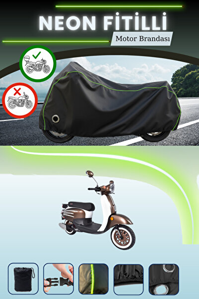 Cemku Shine حقيبة خلفية سوداء وقماش متوافق مع قفل نيون فتيلي أورا دازل 50 متو...