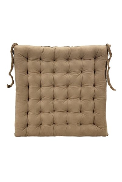 DavidaHome Perna decorativa pentru scaun, aspect piele intoarsa, 43X43X5 cm, ...