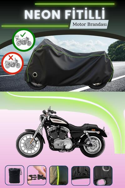 Cemku Shine حقيبة خلفية سوداء وقفل متوافقان مع حقيبة نيون فايتل هارلي ديفيدسو...