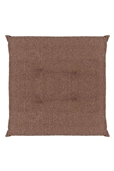 DavidaHome Perna patrata, pentru scaun, cu doua fete, 40x40x5 cm, maro
