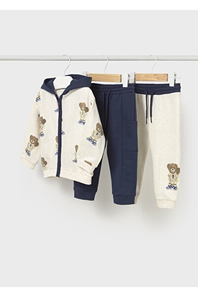 MAYORAL Boy's Tracksuit Set Blue 3-Piece