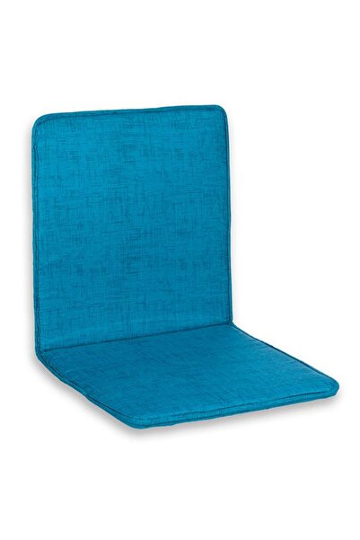 DavidaHome Turquoise, thin, double-sided chair cushion, elastic fastening, 43x88x2.5 cm