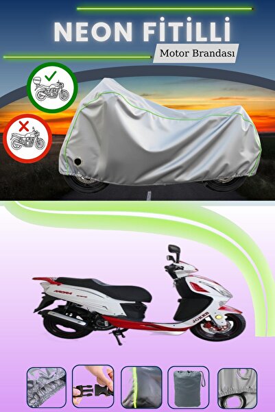 Cemku Shine حقيبة خلفية رمادية وقماش نيون متوافق مع قفل أورورا AR 150T-N2 نوس...