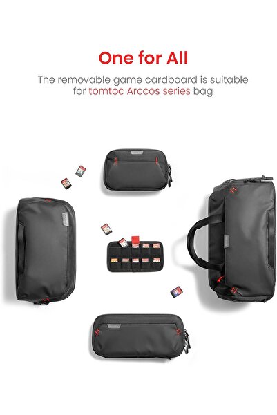 Tomtoc Switch Game Bag with 2 Cardboards (40 Cartridge Slots) for Nintendo Switch (OLED/Lite) Game C
