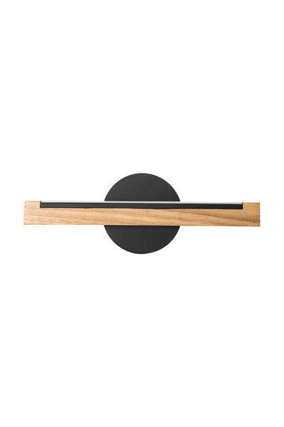 Sofia Concept Wall Lamp Sara, 6.5W, Cool White 6500K, Vintage Retro Design, Adjustable, Wood/Metal, Black